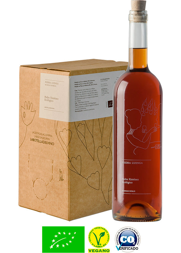 Piedra Luenga Pedro Ximénez 5l – Genanvendelig glasflaske