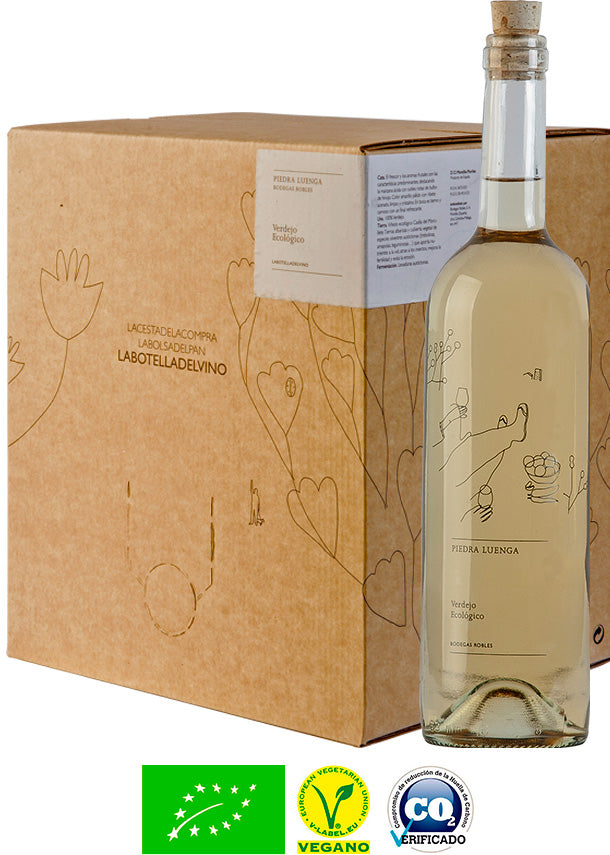 Piedra Luenga Verdejo 15l – Genanvendelig glasflaske
