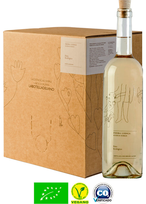 Piedra Luenga Fino 15l – Genanvendelig glasflaske