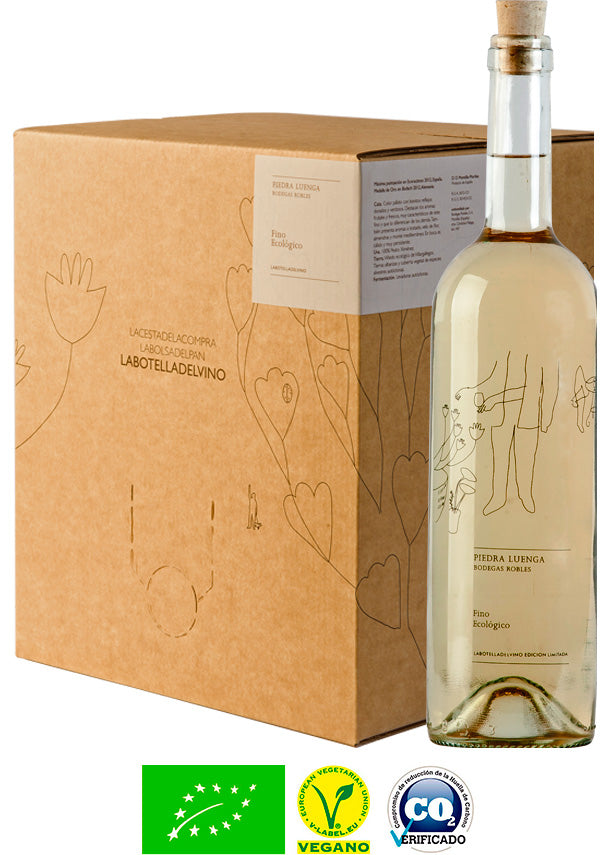 Piedra Luenga Fino 15l – Genanvendelig glasflaske